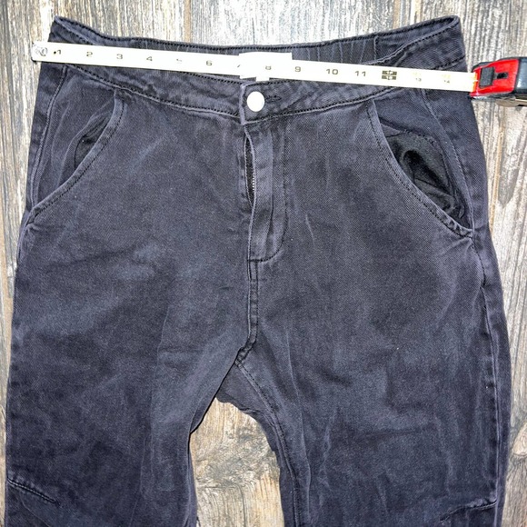 Bohme Black Paper mom jeans, Tapered Leg Woman Size M - Picture 6 of 8